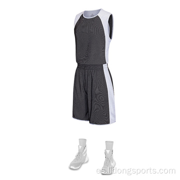 Hombres personalizados Sublimation Jersey de baloncesto gris